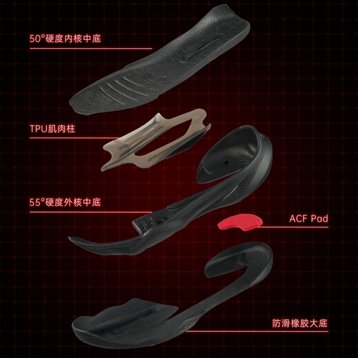 薰风 KUMPOO厚羿PRO羽毛球鞋熏风g826S减震防滑KUMPOO体育专用运动鞋后羿 白红黑/旋钮BOA/厚羿Pro 主图款 38 内长240mm