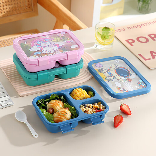Varelle de table pour enfants bol de nourriture bol bébé 316 en acier inoxydable Nouveau-né le bol d'isolation à eau modèle de licorne amovible