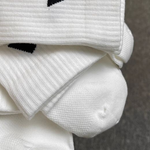 Adidas Sports Socks Men's 2025 Summer New High Tube Basketball Socks Fitness Breathable Couple Stockings Women JC9273/Three-pair Package Genuine One Fake One Loss Ten L [43-46 Sizes] Collection and Purchase Priority Delivery