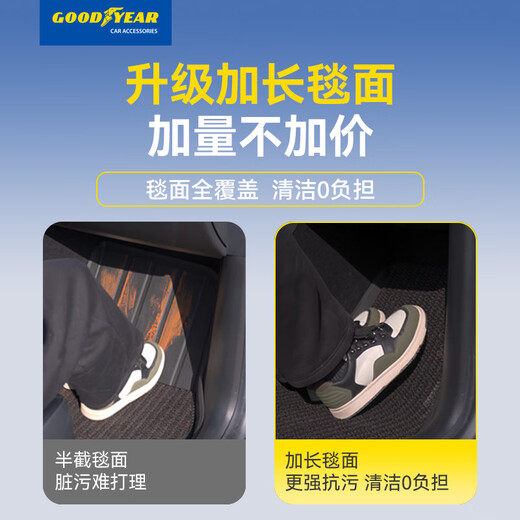 Les coussinets de pied de voiture TPE à haut côté conviennent à Geely Xingyue L Galaxy L7 / E8 respectueux de l'environnement