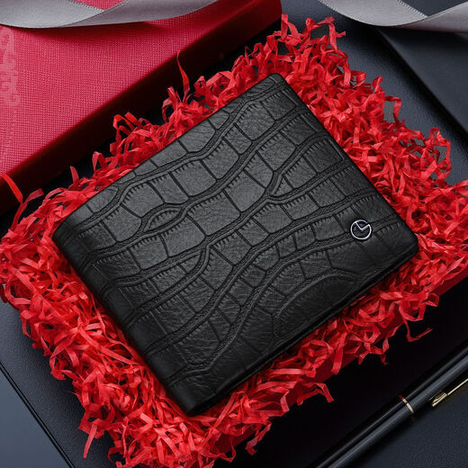 Jinlilai Automne et hiver un nouveau sac de carte de portefeuille masculin avec motif de crocodile à vache