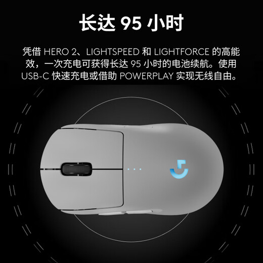 Logitech (G) GPW 4th generation Suzaku hunting version wireless gaming mouse 8K receiver Shit King fourth generation ergonomic lightweight e-sports RGB mechanical macro FPS fearless contract for boyfriend 8K receiver GPW 4th generation Suzaku hunting version black