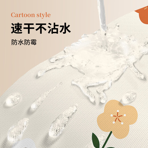 
Visitor Shower Curtain High-quality polyester thickened punch-out waterproof partition curtain Orange style 1.8-2 meters with hanging ring