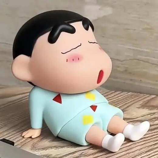 Wei Ci Internet celebrity anime Crayon Shin-Chan cartoon lazy mobile phone holder desktop decoration trendy gift model doll creative Xiaoxin blue legs can be adjusted and lengthened 1 upgraded version legs can be adjusted and lengthened