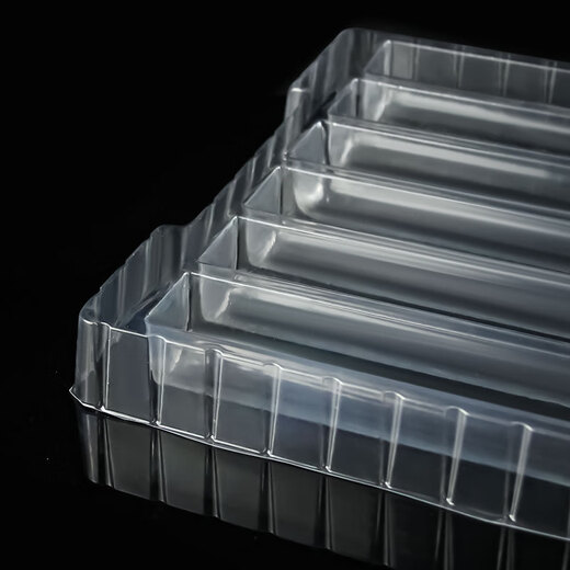 Western Yuan blister tray 12-grid round blister box universal spot hardware electronic plastic blister tray parts tray inner slot size 295* 34*32mm 80 wire 295* 34*32mm 80 wire 50 pieces