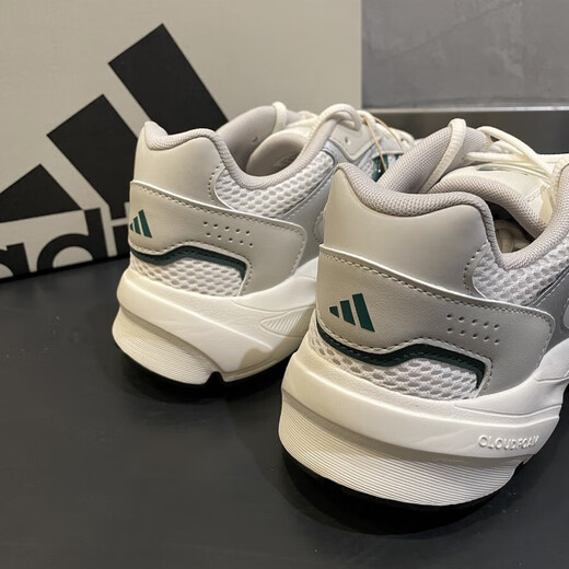 
Adidas running shoes men's shoes 2025 autumn new CRAZYCHAOS retro sneakers low top mesh casual shoes JS4839 white and green 42.5 (265mm)