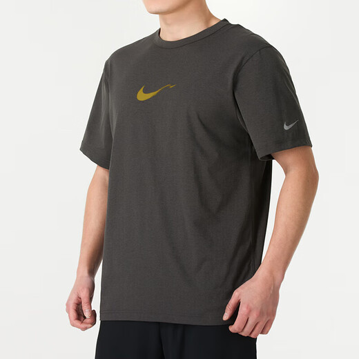 耐克（NIKE）短袖男装2025夏季新款运动服针织透气休闲圆领T恤衫 HV4882-299 L