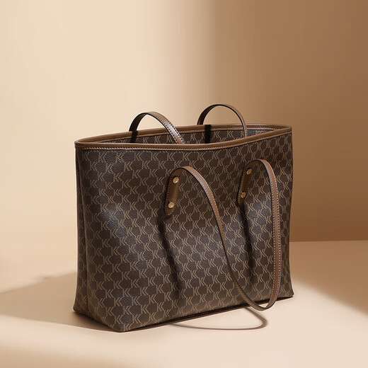 
CITICITY Bag Women's Bag High-end Luxury Tote Bag Large Capacity 2025 New versatile Commuter One-Shoulder Handbag Coffee (Exquisite Gift Box)