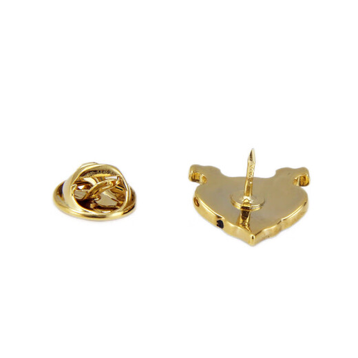 Cijia Brooch Men's Brooch Brooch Gold plaqué Maya Shield Gold Retro Forme Silver Coll Brooch Brooch Femmes Gold plaqué Maya Shield Broche + Couvercle de bouffée de manchette