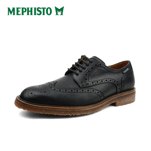 马飞仕图（MEPHISTO）/马飞仕图新款正装舒适德比鞋手工鞋真皮 PIERS 9855(蓝色) 40