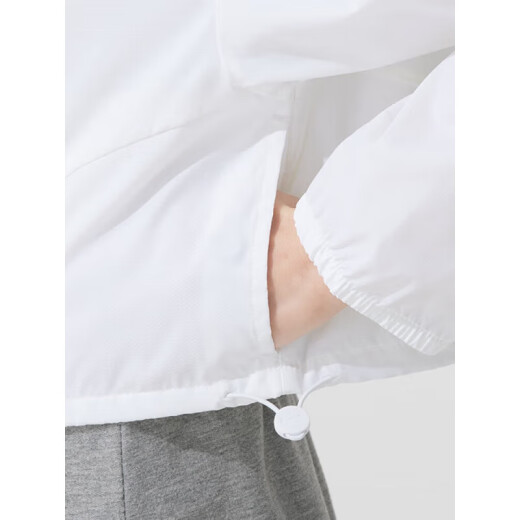 耐克（NIKE）外套女装2025夏季新款运动服梭织透气连帽上衣夹克HJ1183-100 HJ1183-100白色 S