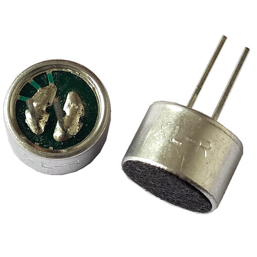 Jiemanguo supplies 9767 pin microphone electret environmentally friendly toy intercom recording microphone BY-EM9767P aluminum 58-40