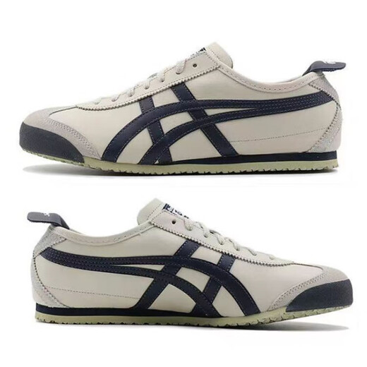 Onitsuka Tiger鬼冢虎春夏低帮男女鞋一脚蹬懒人鞋休闲帆布鞋透气运动情侣鞋 鬼冢虎樱花(布面) 40