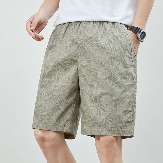 
Jinba Men's (K-Boxing) Summer Shorts Men's Pure Cotton Solid Color Casual Big Shorts Wear Men's Loose and Simple Crispy Pants Men's Pants 9215 Light Green 4XL