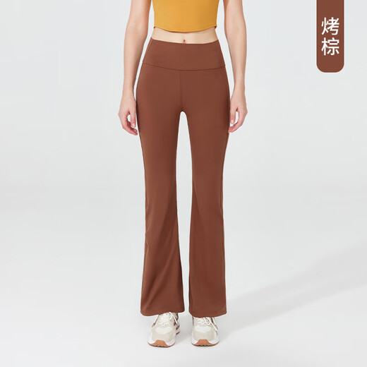 LULULMCCTN Yoga Pants Women's New High Waist Hip Lifting Pilates Professional Training Sports Fitness Micro-Large Pants Black S