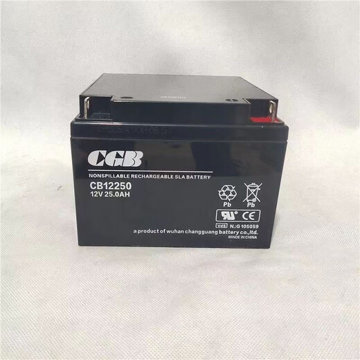 CGB蓄电池CB12250 长光12V25AH 铅酸免维护 UPS电源 EPS电源配套