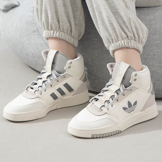 阿迪达斯 （adidas）三叶草男鞋 2025夏季新款跑步健身训练运动鞋耐磨透气低帮休闲鞋 IF2694/复古灰绿 42.5