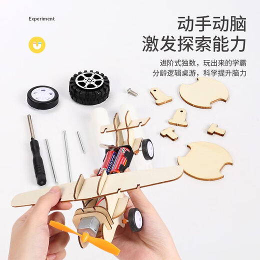 Tongmengzi Kinderwissenschaft kleiner Experiment Set Primary School Schüler Dampfspielzeug Physik Experiment DIY Handgemachtes Material Geschenk 16 Stücke alter Erfindung (beweglicher Typ Druck + Papierherstellung + Webmaschine