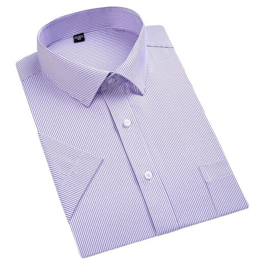 CEO Yageor men's short-sleeved shirt 2025 summer middle-aged business casual versatile comfortable and breathable cotton professional worker DX6629 38