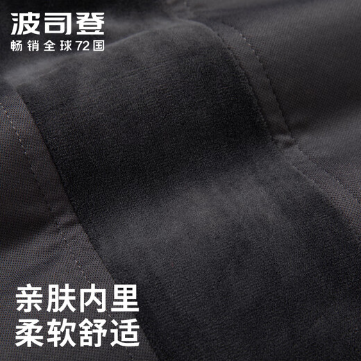 BOSIDENG 2024 new winter women's down pants elastic high waist casual sports versatile leg thickened trousers black 8056 XS 155/62A