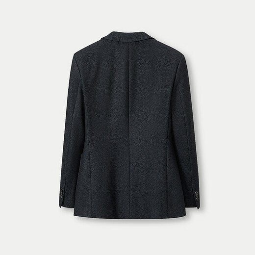 HLA海澜之家西服男25时尚花纹绒感弹力修身西服外套男冬
