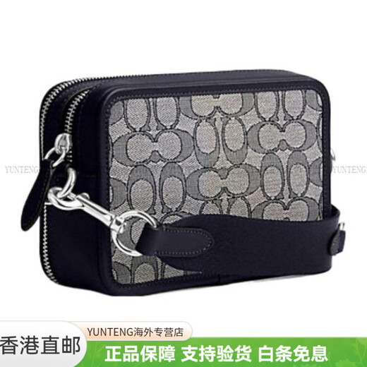 
CoaCH Charter 19 crossbody bag embossed logo classic presbyopia double zipper clutch function sliding basic package (bag + dust bag)