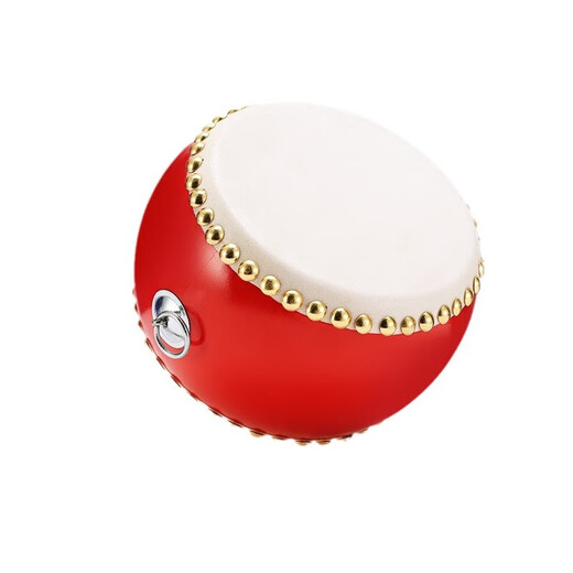 Tambre de piel de vaca Toy de 5-10 pulgadas para niños Educación temprana Gongs y batería Performaciones de jardín de infantes e instrumentos de percusión de batería de 6 pulgadas Drum + Drum Stick + Strap