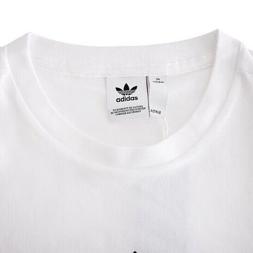 阿迪达斯 （adidas）女装夏季新款透气圆领短袖t恤运动休闲时尚半袖 CV9889 XS