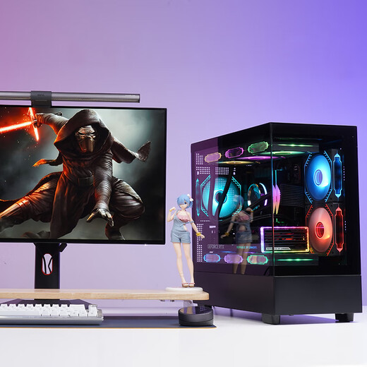 Gigabyte AMD Ryzen R7 5700X/R5 7500F assembled computer RTX4060/5060/Ti graphics card live e-sports game design desktop computer host DIY assembly machine configuration five R7 5700X丨RTX5060