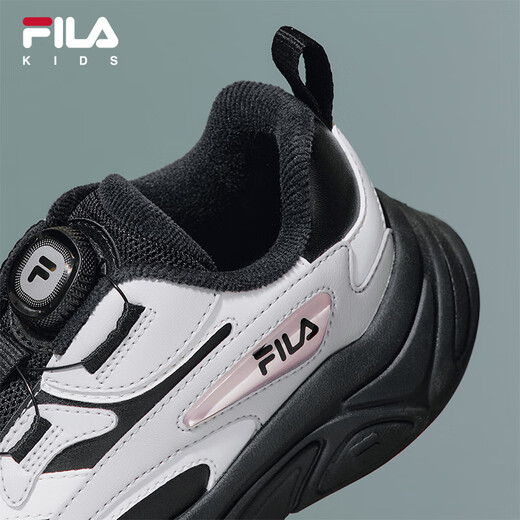 FILA children's shoes running shoes 2025 winter new men's and women's sports shoes for middle-aged and older children Mars Northern Edition Black/Japanese Rock Gray-BG 37