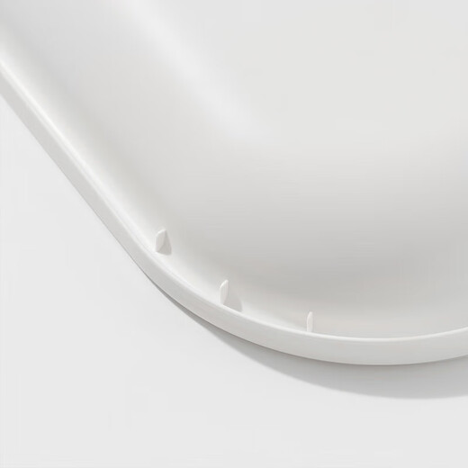 MUJI polypropylene cat litter box with lid pet supplies cat toilet balcony semi-enclosed white