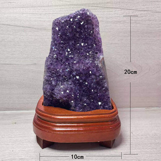 MKFK一物一图天然乌拉圭紫水晶摆件原石紫晶洞块晶簇办公室桌面摆件 编号【1479】总重约2千克