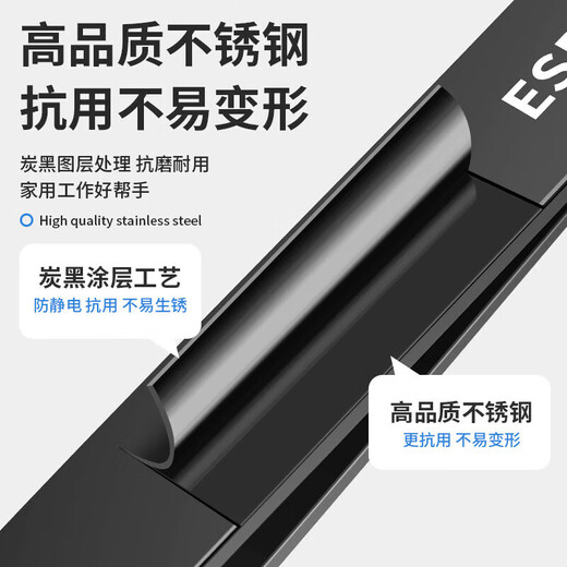 Stainless steel tweezers, elbow, fine tip, anti-rust small tweezers, bird's nest hair picking repair clips, 4-piece set, industrial-grade tweezers, 4-piece set