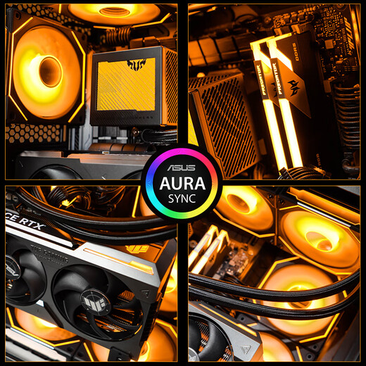 ASUS RTX5080/5090D graphics card host Ryzen 7 9800X3D assembled computer host ASUS rog family bucket Black Myth Game DIY desktop assembled computer host upgrade package