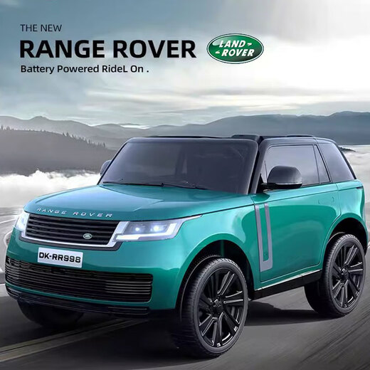 WORK BABY Land Rover Range Rover children's electric car four-wheeled with remote control toy car can sit on off-road car baby baby standard white four-wheel drive soft wheels + soft seat + remote control