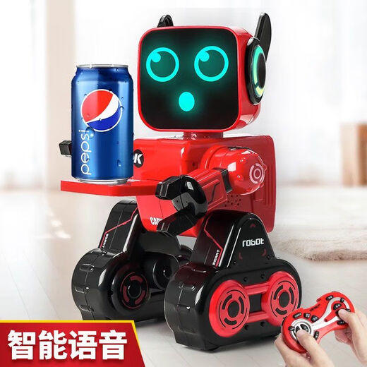 精品儿童机器人智能语音对话可遥控编程早教电动玩具生日礼物 K10对话版-红色成长礼升级24项 加配两块电池丨充电约玩240分钟