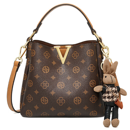 Aokang -Tasche Frauenbag 2025 Neue trendige Eimer Handtasche Leichte Luxus -Cross -Body -Umhängetasche Geburtstagsgeschenk für Freundin und Frau