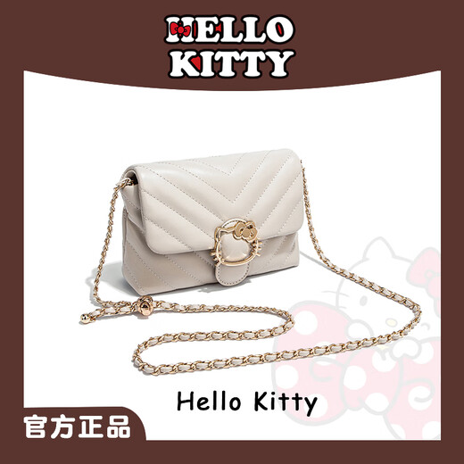 HELLOKITTY KATIE CAT Small Square sac mode et Sac de filles polyvalentes Lumière Luxury Sac Femme Femme Crossbody Enveloppe Sac Summer Zurich Street Corner