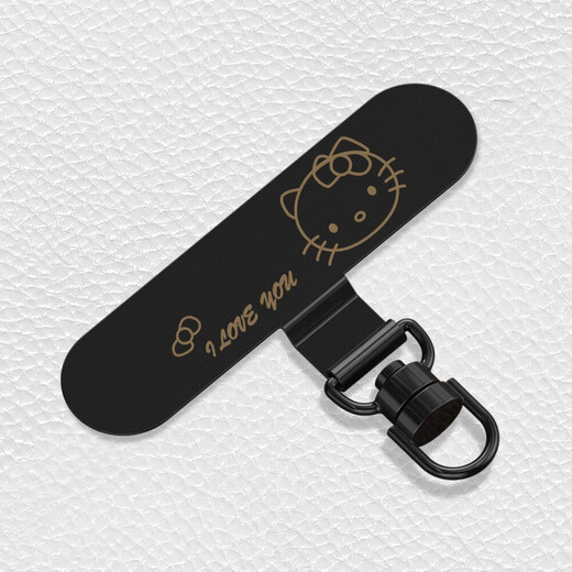 Umipa Cartoon Cute Mobile Phone Lanyard Metal Clip Light Thin Stainless Steel 3D Rotating Connector Strong No Top Shell Gasket 360 Degree Rotation Silver 1 Cartoon KT Cat