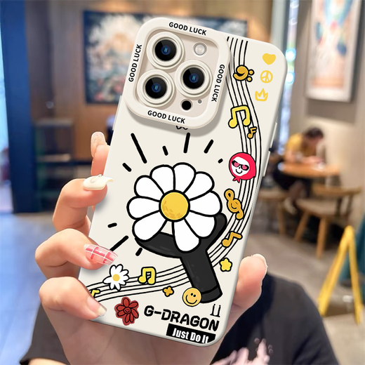KYODO Jingmei Duo Quan G-Dragon mobile phone case is suitable for Apple iQOO Huawei vivo Xiaomi OPPO OnePlus protective case GD support stick Angel eye Angel eye black MY6624 Xiaomi model order please contact [Customer service note]