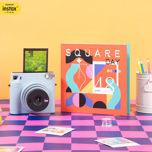 INSTAX Fuji One-time Imaging Square Photo Album Geometric Fantasy