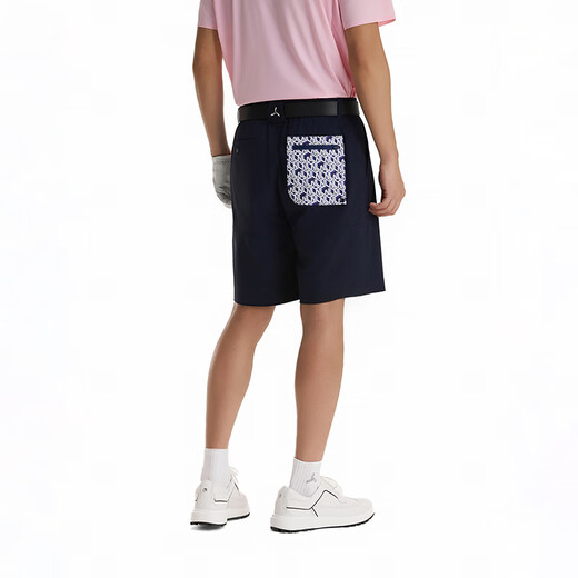 LI-NING 1990男子短裤高尔夫系列2025年夏季新款高尔夫运动裤AKSV681 水手蓝-2 S