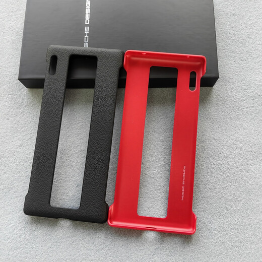 Huawei (HUAWEI) suitable for Huawei mate30rs Porsche design mobile phone case original genuine leather protective case anti-fall back cover for men and women boxed red single back shell Huawei Mate30RS Porsche design