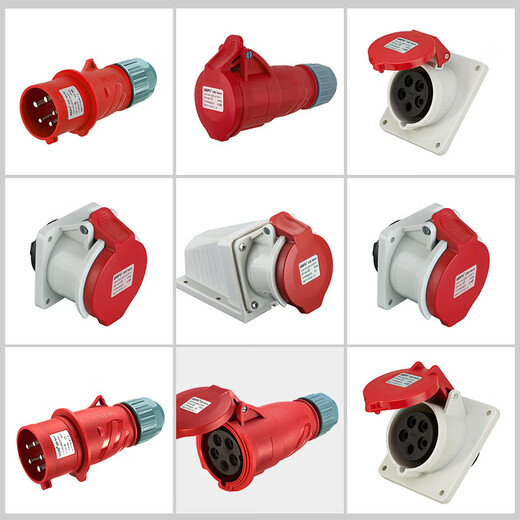 Weipu Industrial Plug Socket Typ235 Dreiphasen-männliche und weibliche 16-Stecker 32A5 Kernmobile und Schatten Installation Typ285 16a 16a5 Kern Versteckt Sitztypr3523