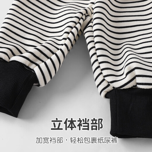 Youqi baby clothes for men and women, spring and autumn velvet suits for infants and young children, autumn and winter style sweatshirts, split style two-piece sets