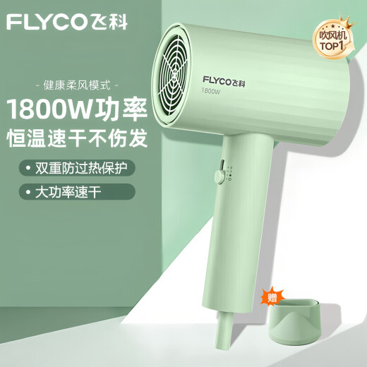 Flyco Haartrockner Zehn Millionen negativer Ionen Dreigang-Einstellung 360 Rotatable Luftkollektor Konstante Temperatur Haarpfle