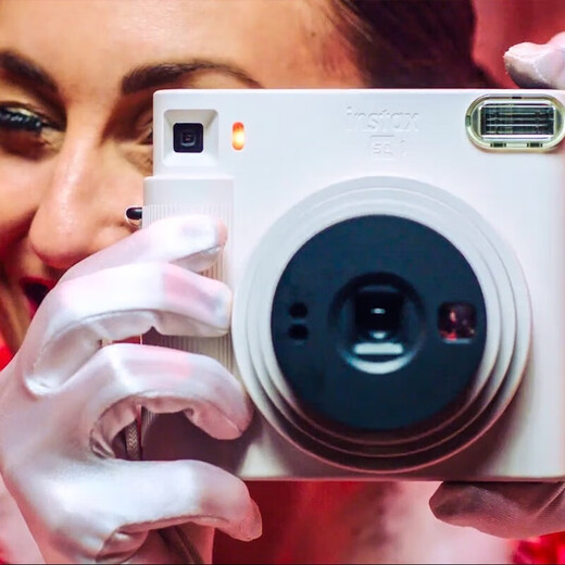 Fuji (FUJIFILM) instax SQUARE SQ1 instant imaging camera square composition photo birthday gift sq1 mica white international version Chinese Valentine's Day gift