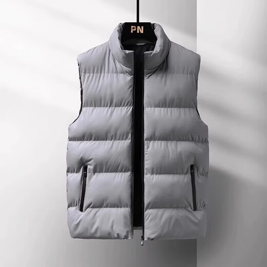 [Löschen Sie das Lagerhaus] Herren lässige und vielseitige Weste für Männer, verdickter Herbst- und Winterkalt- und warmer Weste sowie Baumwollweste Schwarz 4xl empfohlen 165-180jin [Jin ist 0,5 kg]