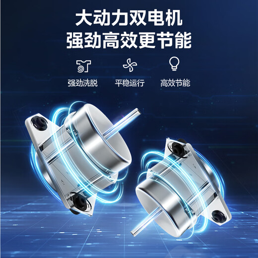 Midea double-tub washing machine semi-automatic 12kg large capacity double-tub first-class energy efficiency MP12S166 trade-in national subsidy OCC official flagship