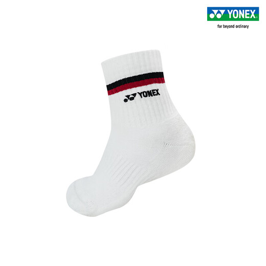 YONEX/尤尼克斯 145144BCR/245144BCR 透气吸汗三双装中筒袜羽毛球袜 245144BCR 混色三双装（女款） 【非质量问题，贴身衣物不退换】